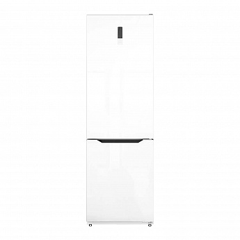 картинка Отдельностоящий холодильник Lex LKB185WGIDMAX белое стекло 