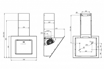 картинка Кухонная вытяжка Franke MELODY 60 WH 