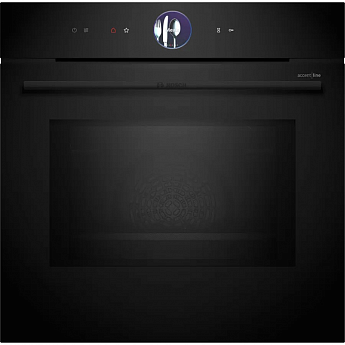 картинка Электрический духовой шкаф с функцией СВЧ Bosch HMG976KB1 черный 