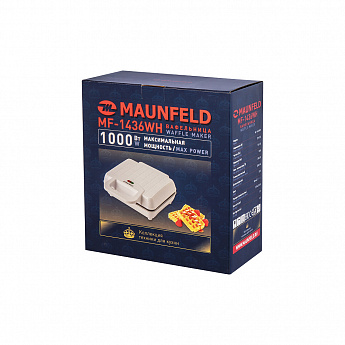картинка Вафельница Maunfeld MF-1436WH 