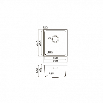 картинка Мойка Omoikiri TADZAVA 39-U/I-GM 
