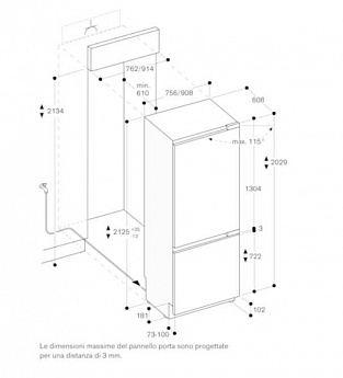 картинка Встраиваемый холодильник Gaggenau RB492305 