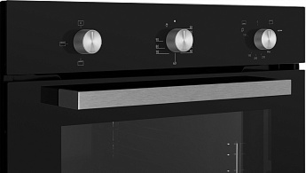 картинка Газовый духовой шкаф Weissgauff WGO 706 BLACK GLASS 
