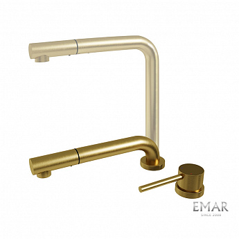 картинка Смеситель Emar ЕС - 7027 PVD Golden 