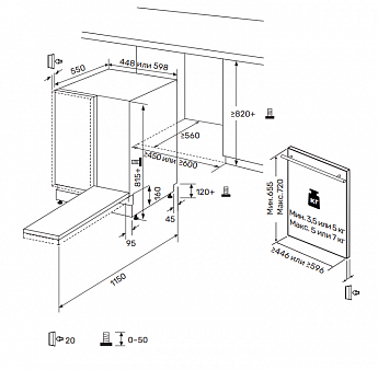 картинка Посудомоечная машина Kuppersberg GLM 6081 