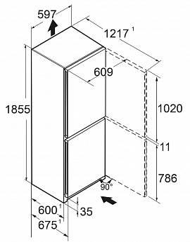 картинка Отдельностоящий холодильник Liebherr CNBDB 5223 