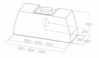 картинка Кухонная вытяжка Elica CT35 PRO IX/A/120  