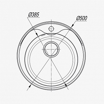 картинка Мойка для кухни Dr. Gans РОТАНГ 500 