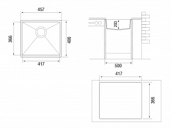 картинка Мойка Longran GEOS GES 457.406 