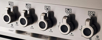 картинка Комбинированная кухонная плита Bertazzoni PRO96L2EROT красная 