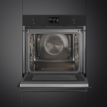 картинка Электрический духовой шкаф с функцией СВЧ Smeg SO6302M2N 