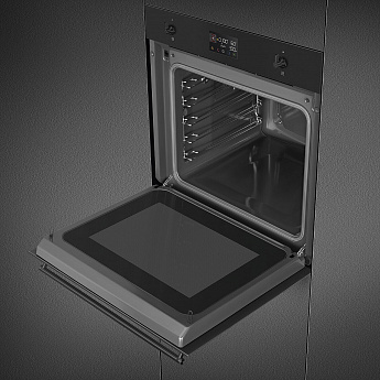 картинка Электрический духовой шкаф с функцией СВЧ Smeg SO6302M2N 