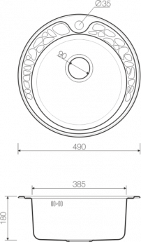 картинка Мойка для кухни Omoikiri TOVADA-49 