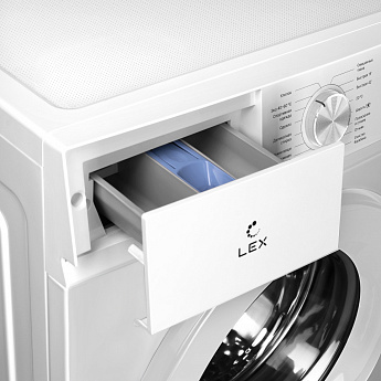 картинка Узкая стиральная машина с паром Lex LWM06010WIDSMALL 