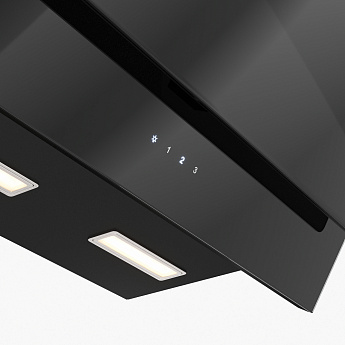 картинка Кухонная вытяжка полновстраиваемая Franke TEMPER 60 BK черная 