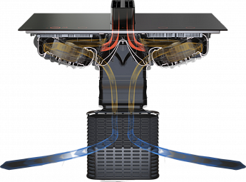 картинка Варочная панель со встроенной вытяжкой Asko HIHD854GF 