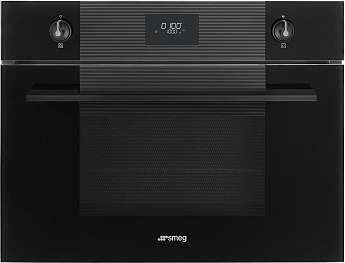 картинка Электрический духовой шкаф с функцией СВЧ Smeg SO4101M1B3 