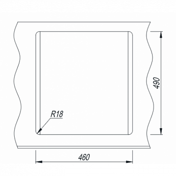 картинка Мойка для кухни Florentina КОМБИ-480 