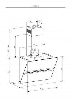 картинка Кухонная вытяжка Kuppersberg F 663 B 