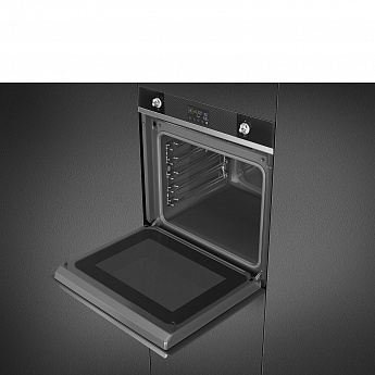 картинка Электрический духовой шкаф с СВЧ Smeg SO6102M2N 