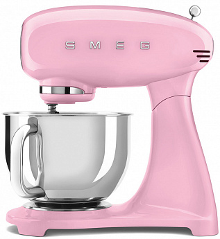 картинка Миксер планетарный Smeg SMF05PKEU розовый 