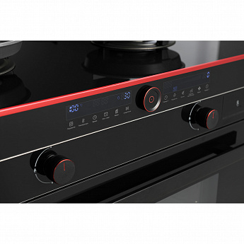 картинка Комбинированная кухонная плита с вытяжкой Hiberg S-FEG 92 