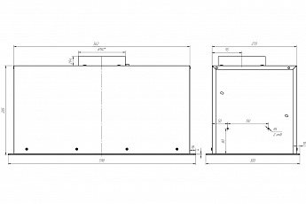 картинка Кухонная вытяжка полновстраиваемая Franke LUCE 60 BK 