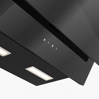 картинка Кухонная вытяжка полновстраиваемая Franke TEMPER 50 BK черная 