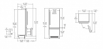 картинка Холодильник Bertazzoni REF755BBLXTT 