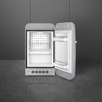 картинка Отдельностоящий мини-бар Smeg FAB5RSV6 серебро 