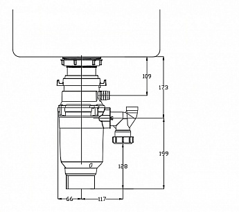 картинка Измельчитель пищевых отходов Emar ATC-WZB390A Compact 