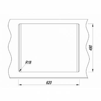 картинка |Discount| Кухонная мойка Florentina КОМБИ-640К  