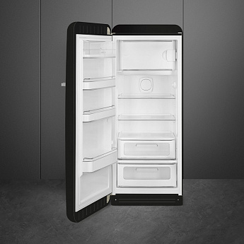 картинка Отдельностоящий холодильник Smeg FAB28LBL6 черный 