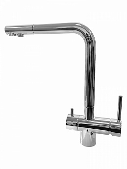 картинка Смеситель для кухни высокий излив GERDA SM хром 