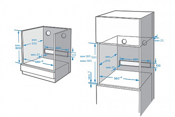 картинка Электрический духовой шкаф Midea MO47007GX 