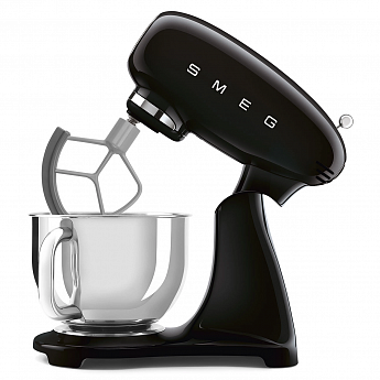 картинка Миксер планетарный Smeg SMF05BLEU черный 