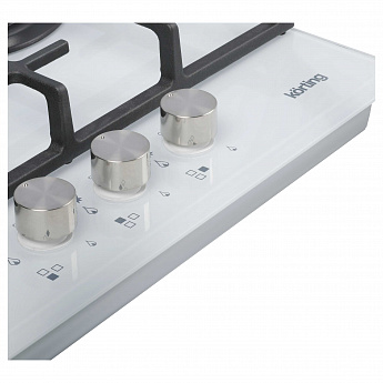 картинка Газовая варочная панель Korting HGG 4825 CTW белая 