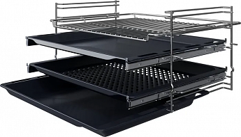 картинка Электрический духовой шкаф Bosch HBJ558YS3Q нержавеющая сталь 