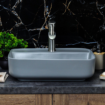 картинка Раковина Melana MLN-320353MG, матовый серый 