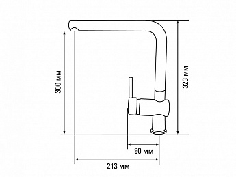 картинка |Discount| Смеситель Gerdamix NEVADA терракот (DG-206) 