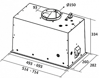 картинка Кухонная вытяжка Elica LANE IX/A/72 