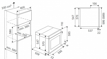 картинка Электрический духовой шкаф Kuppersbusch BP 6850.0 S7 COPPER 
