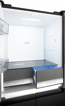 картинка Полувстраиваемый холодильник Weissgauff WCD 450 B NoFrost Inverter 