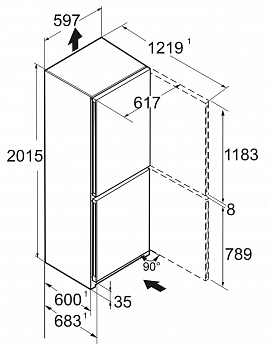 картинка Отдельностоящий холодильник Liebherr CNGBC 5723 