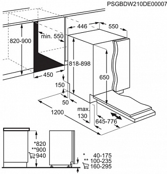 картинка Посудомоечная машина Aeg FSE72517P 