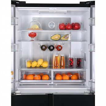 картинка Отдельностоящий холодильник Hiberg RFQ-555DX NFGB inverter 