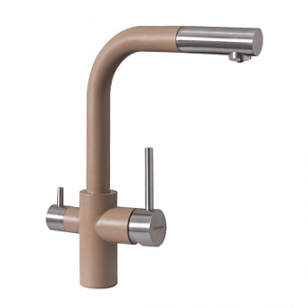 картинка Смеситель Florentina КРИСТАЛЛ капучино 