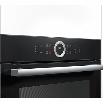 картинка Электрический духовой шкаф Bosch HBG675BB1 черный 