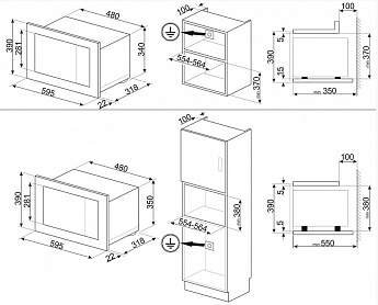 картинка Микроволновая печь Smeg FMI320X2 