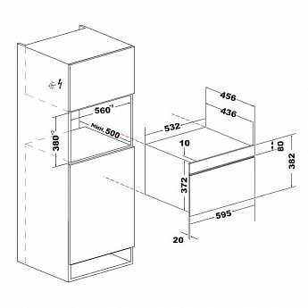 картинка Микроволновая печь Korting KMI 830 GNBX  